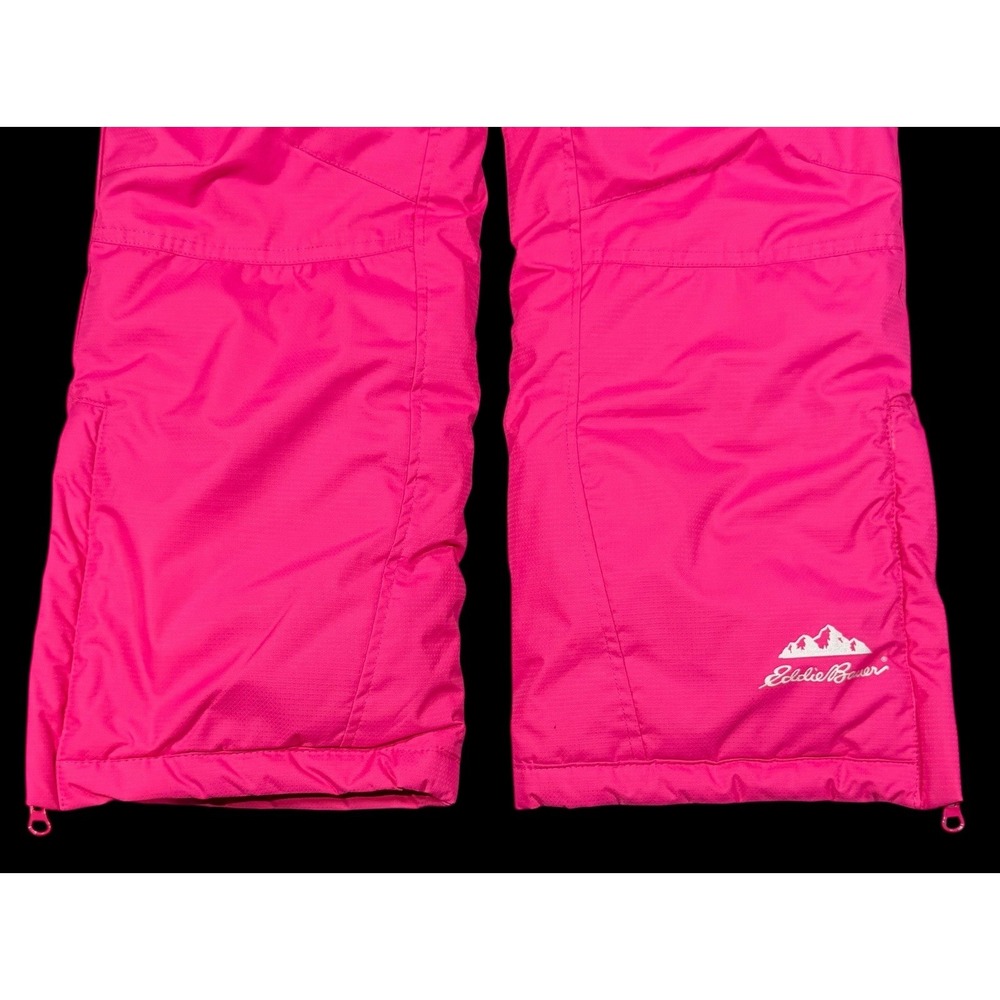 Eddie Bauer Pink Youth Girls Insulated Snow Ski Snowboarding Pants Lids Size 8 - Picture 6 of 12